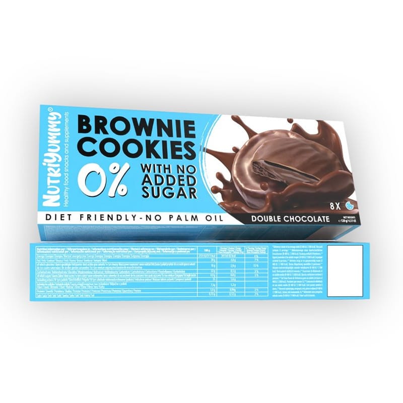 Nutriyummy Cookies Brownie Double Chocolate No Added Sugar