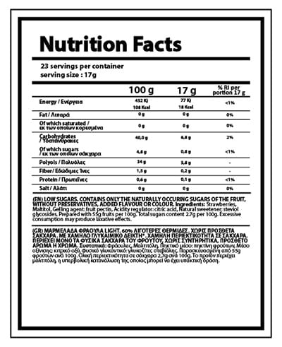 Nutriyummy Strawberry Jam Light